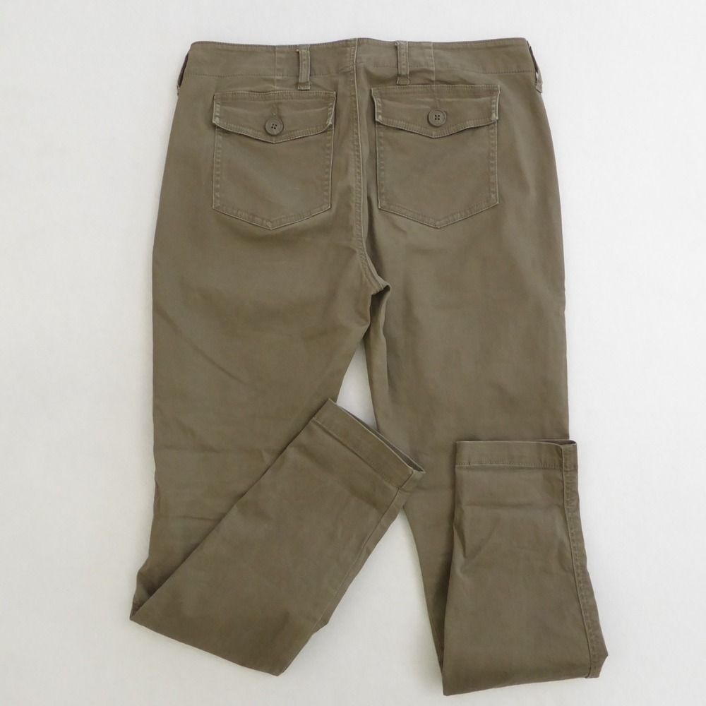 Cabi Women Scout Cargo Trouser Pants Style 3199 Green Cotton Stretch Size 4 - Picture 3 of 9